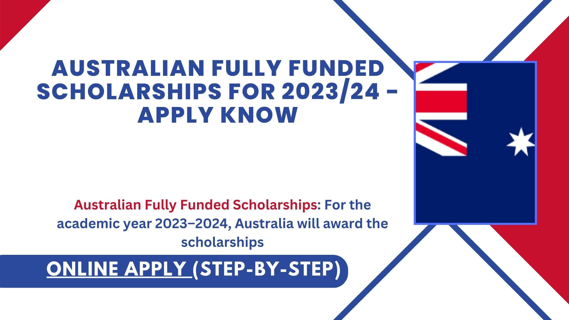 Australian Fully Funded Scholarships for 202324 - Apply Know