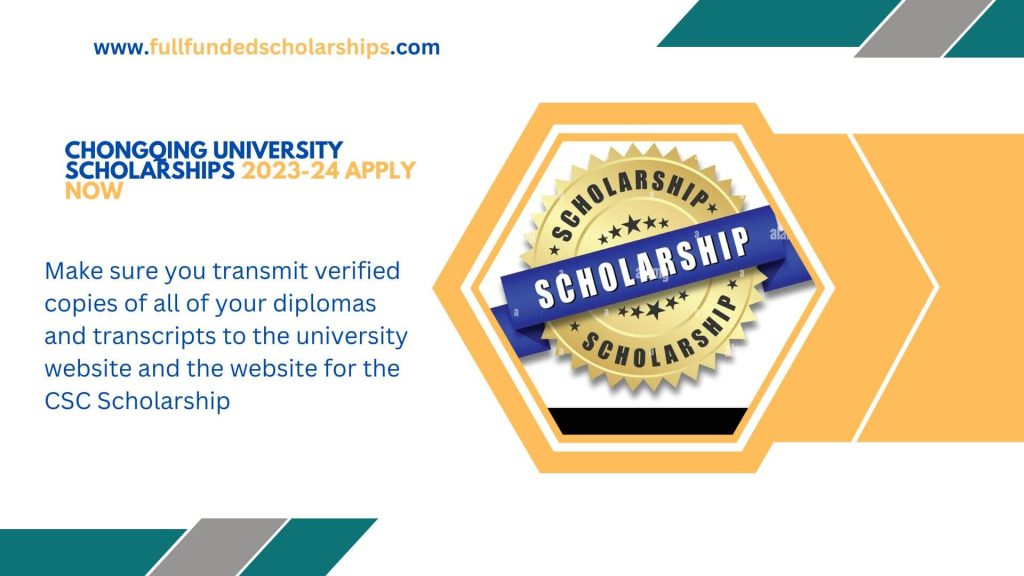 Chongqing University Scholarships 2023-24 Apply Now