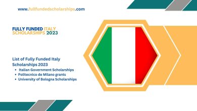 Fully Funded Italy Scholarships 2023