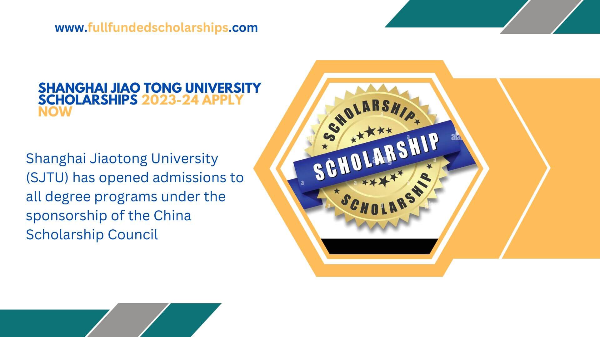 Shanghai Jiao Tong University Scholarships 2023-24 Apply Now
