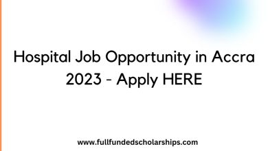 Hospital Job Opportunity in Accra 2023 - Apply HERE