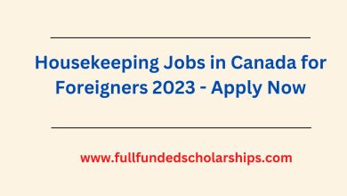 Housekeeping Jobs in Canada for Foreigners 2023 - Apply Now