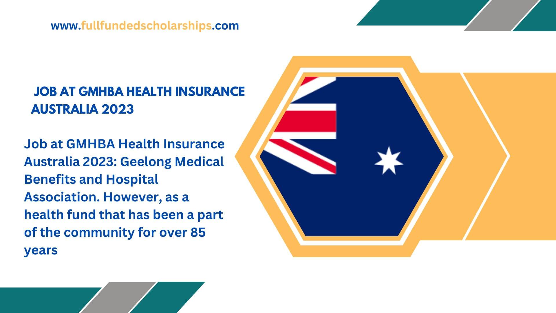  Job at GMHBA Health Insurance Australia 2023