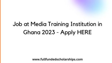 Job at Media Training Institution in Ghana 2023 - Apply HERE
