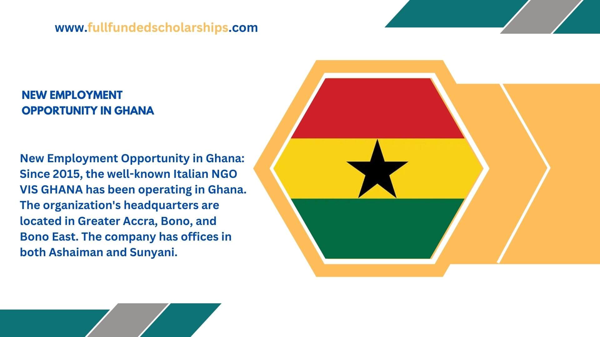 New Employment Opportunity in Ghana