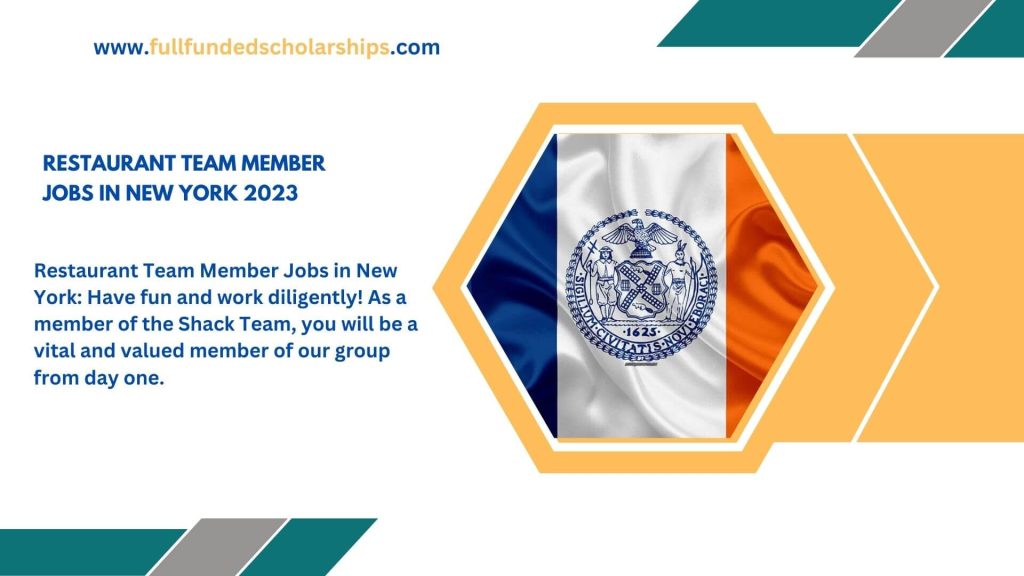 Restaurant Team Member Jobs in New York 2023