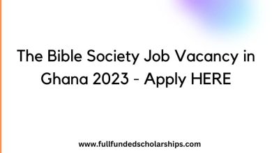 The Bible Society Job Vacancy in Ghana 2023 - Apply HERE