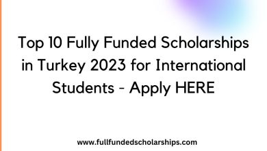 Top 10 Fully Funded Scholarships in Turkey 2023 for International Students - Apply HERE