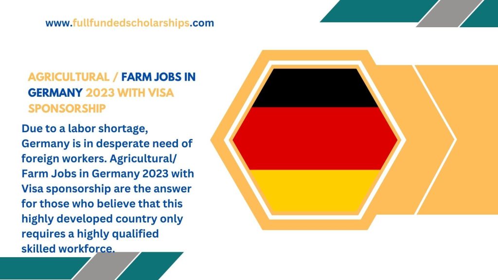Agricultural Farm Jobs In Germany 2023 With Visa Sponsorship