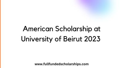 American Scholarship at University of Beirut 2023