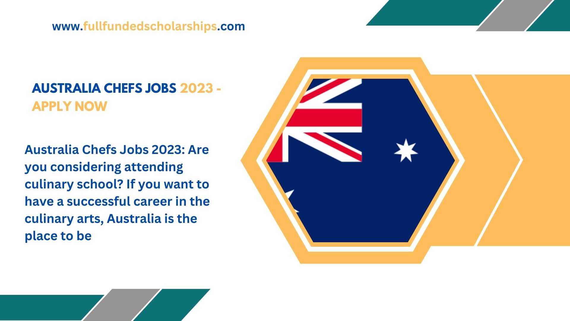 Australia Chefs Jobs 2023 - Apply Now