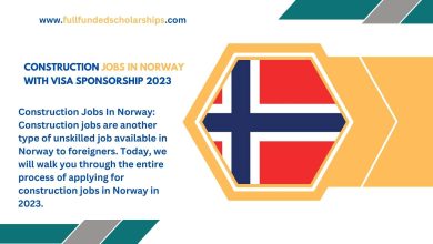 Construction Jobs In Norway With Visa Sponsorship 2023