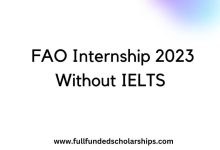 FAO Internship 2023 Without IELTS