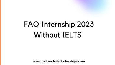 FAO Internship 2023 Without IELTS