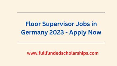 Floor Supervisor Jobs in Germany 2023