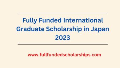 Fully Funded International Graduate Scholarship in Japan 2023