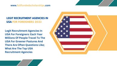Legit Recruitment Agencies In USA For Foreigners 2023
