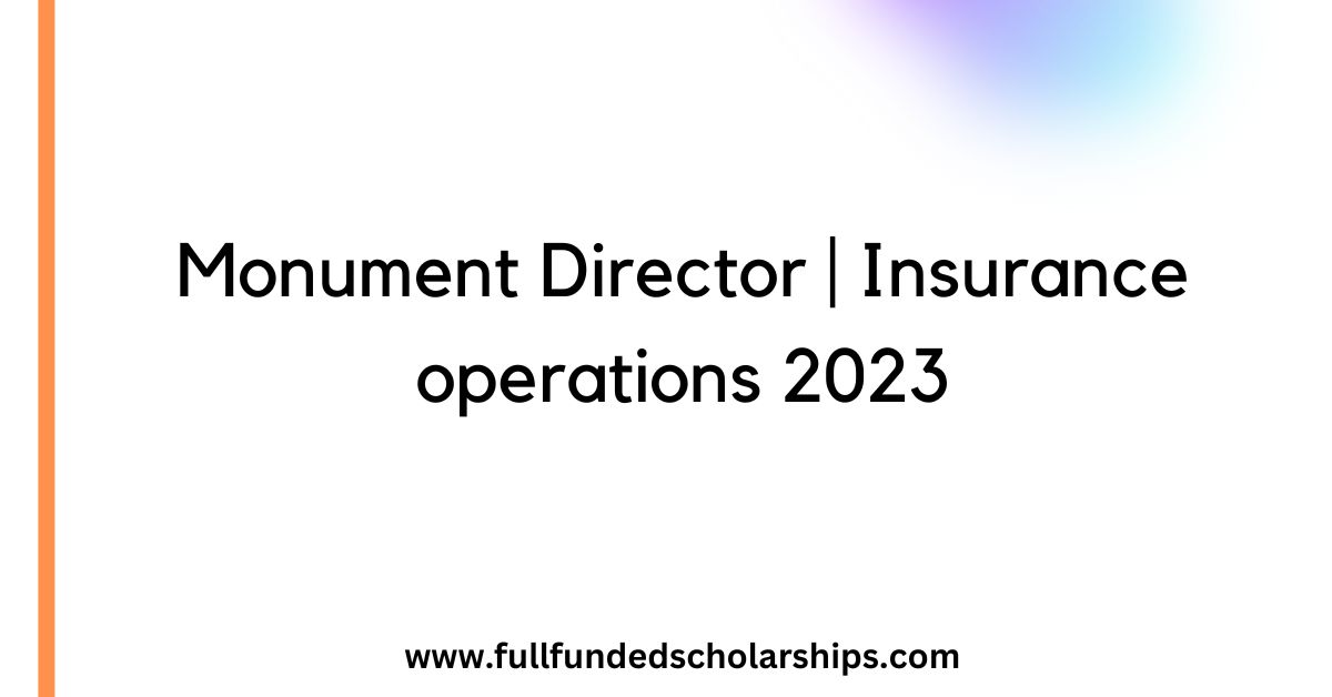 Monument Director Insurance operations 2023