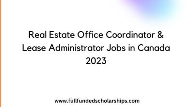 Real Estate Office Coordinator & Lease Administrator Jobs in Canada 2023