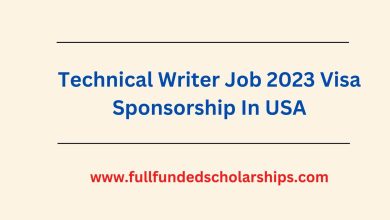 Technical Writer Job 2023 Visa Sponsorship In USA