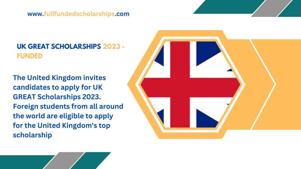 UK GREAT Scholarships 2023 - Funded