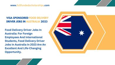 Visa Sponsored Food Delivery Driver Jobs In Australia 2023