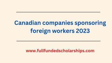 Canadian companies sponsoring foreign workers 2023