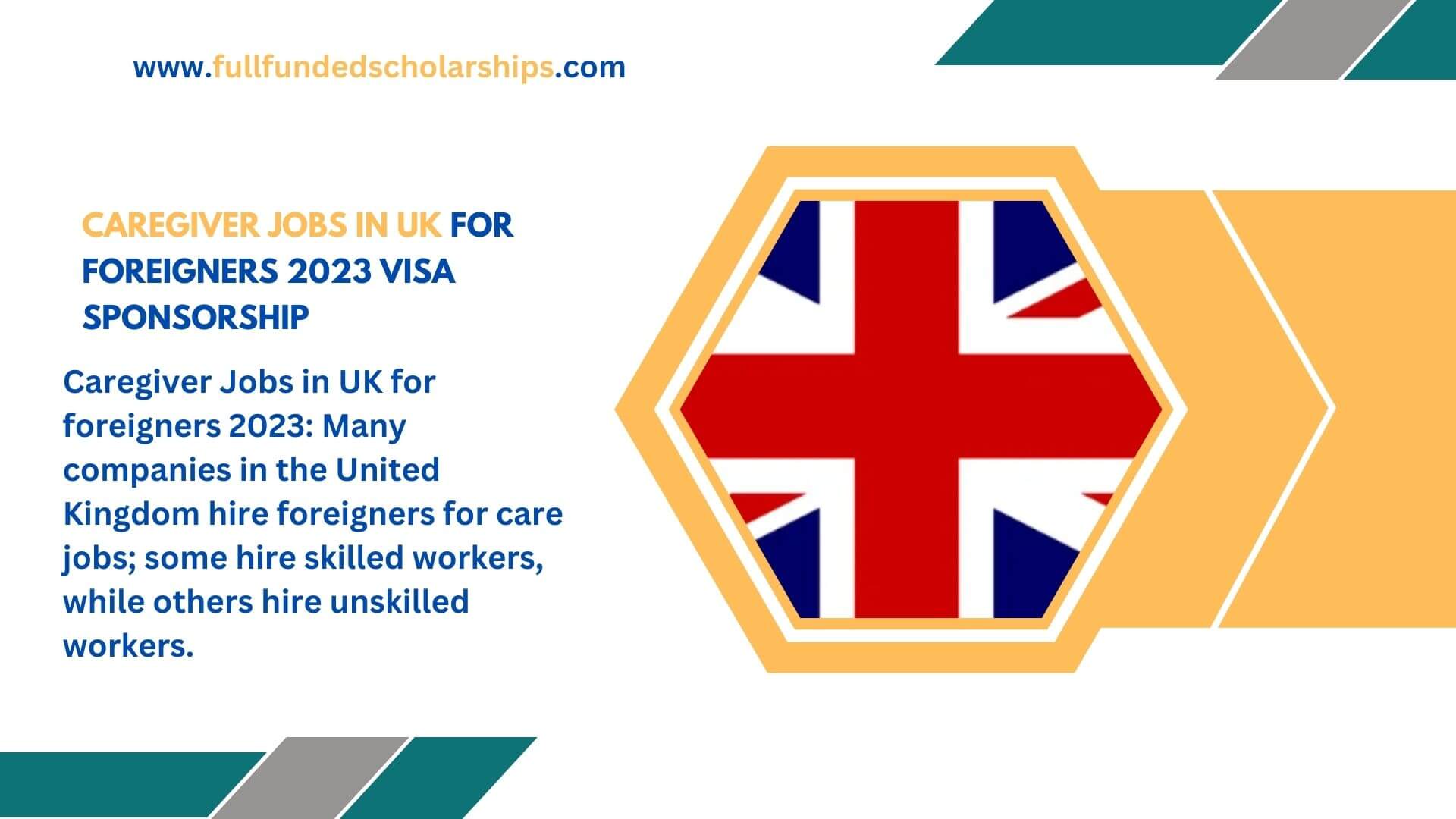Caregiver Jobs in UK for foreigners 2023 Visa Sponsorship