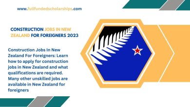 Construction Jobs In New Zealand For Foreigners 2023