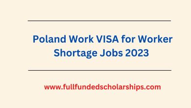 Poland Work VISA for Worker Shortage Jobs 2023