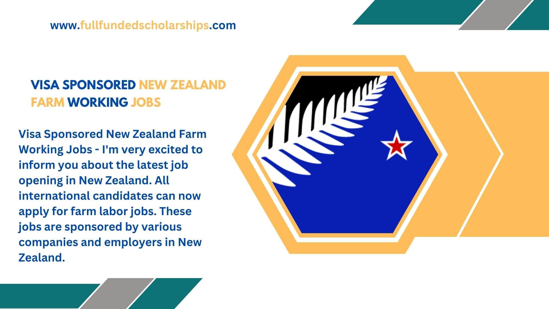 Visa Sponsored New Zealand Farm Working Jobs
