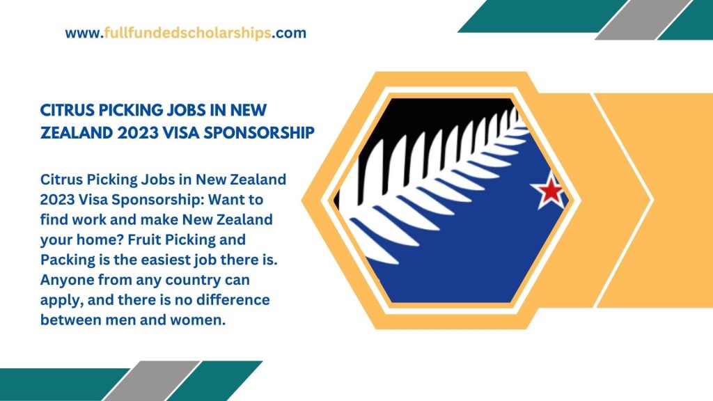 Citrus Picking Jobs in New Zealand 2023 Visa Sponsorship