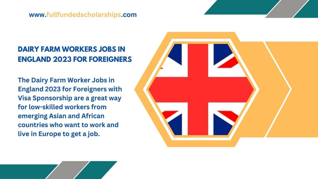 Dairy Farm Workers Jobs in England 2023 for Foreigners 