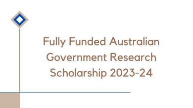 Fully Funded Australian Government Research Scholarship 2023-24