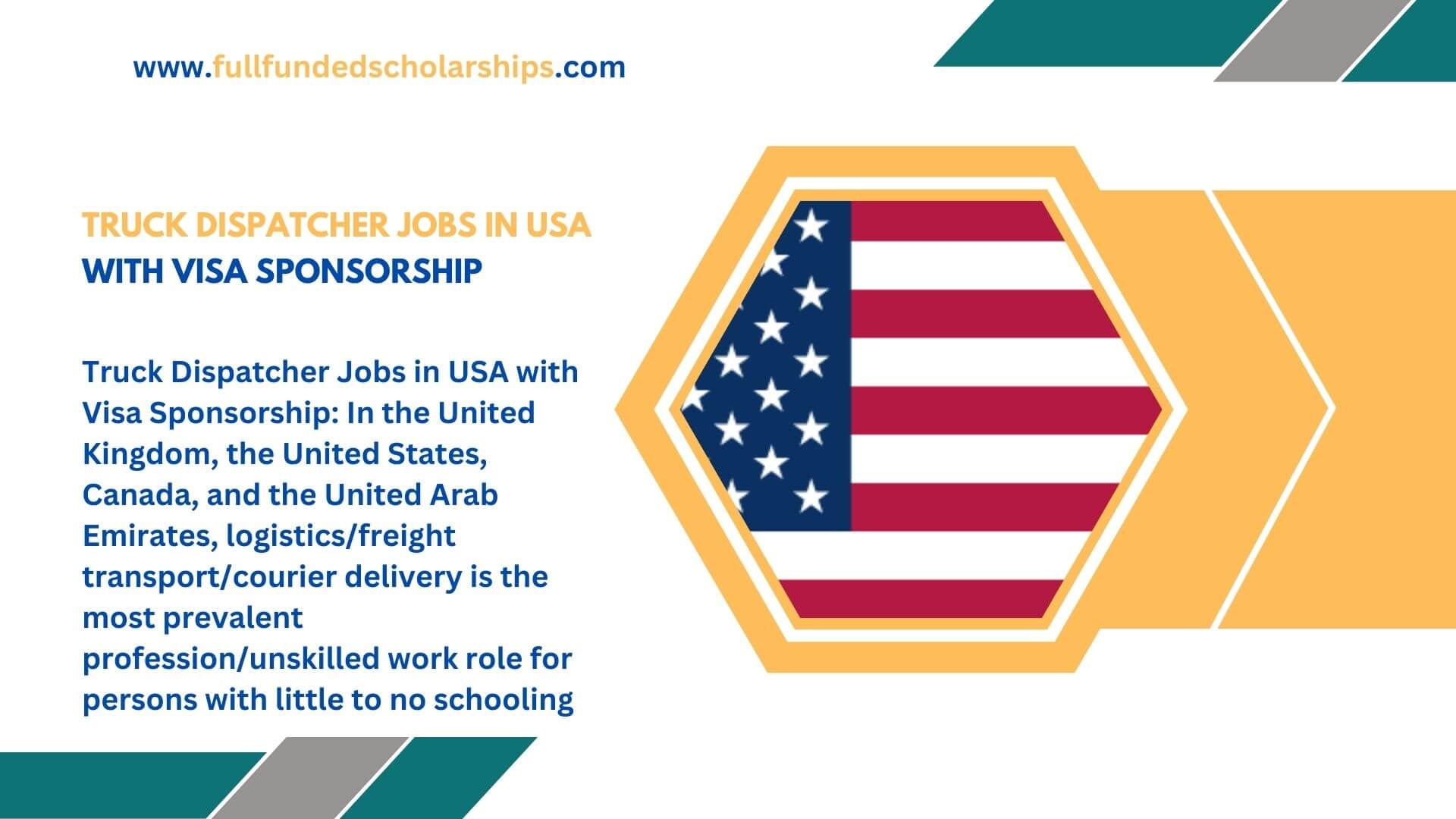 Truck Dispatcher Jobs in USA with Visa Sponsorship