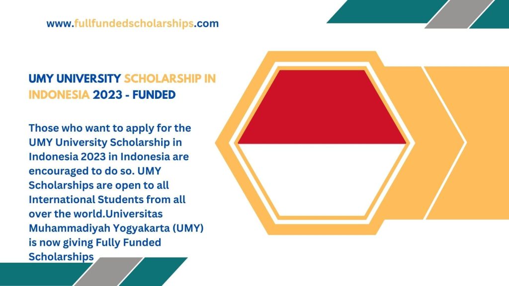 UMY University Scholarship in Indonesia 2023 - Funded