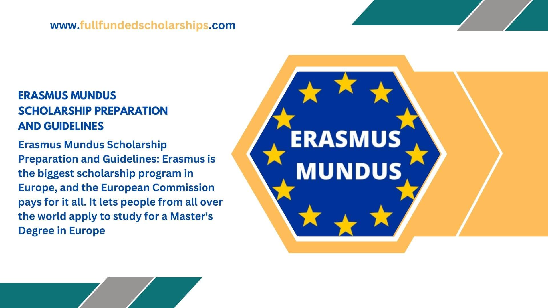 Erasmus Mundus Scholarship Preparation and Guidelines